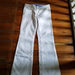 Gap 1969 Long & Lean White Denim Jeans